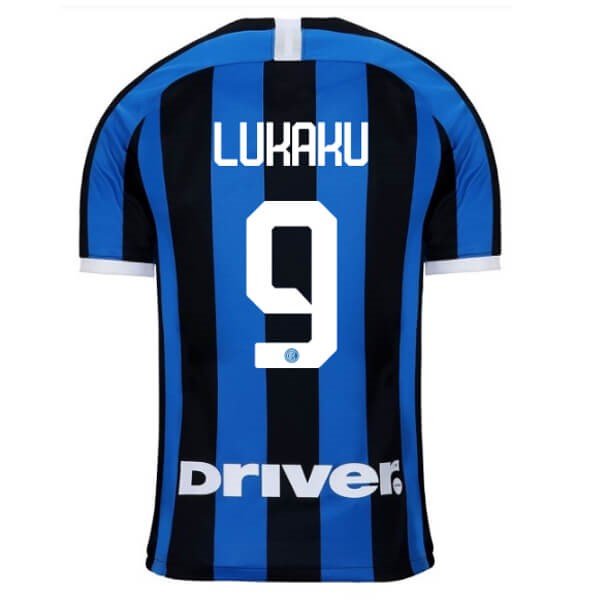Camiseta Inter Milan NO.9 Lukaku Primera equipo 2019-20 Azul